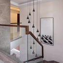 Axyaa Modern LED Pendant Light Chandeliers for Living Room Staircase Hanging Lamp