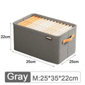 Axyaa Clothes Organizer: Large Capacity Wardrobe Storage Box for Pants, Jeans, Underwear, Socks
