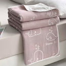 Axyaa Cotton 6-Layer Yarn Quilt - Soft and Cozy Gauze Blanket - Nap Blanket