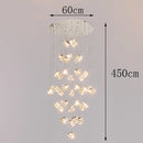 Axyaa Crystal Chandelier Pendant Light for Living Room Bedroom Ceilings