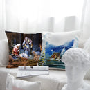 Axyaa Christmas Cushions 45x45 for Living Room Sofa Bed Decor - Modern Home Decoration