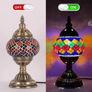 Axyaa Handmade Glass Mosaic Table Light for Home and Hospitality Settings