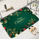Axyaa Home Christmas New Year Decor Door Mat Bedroom Kitchen Floor Carpet