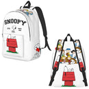 Axyaa Cartoon Dog Print Backpack for Student Schoolbag and Travel