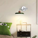 Axyaa Cream Wind Wall Lamp: Rotatable Arm, Ideal for Living Room, Study, or Bedroom Lighting