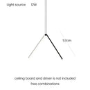 Axyaa Minimalist Line Chandeliers: Elegant LED Pendant Lighting with Magnetic Suction Connection