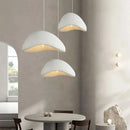 Axyaa White Wabi Sabi Pendant Lamp Suitable for Kitchen, Dining, Living Room