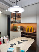 Axyaa Minimalist Round Flying Saucer Chandelier - High-end Designer Restaurant & Bar Lighting