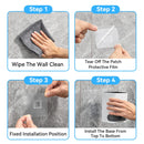 Axyaa Long Handle Wall-Mounted Toilet Brush with Detachable Holder