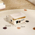 Axyaa Stackable Storage Box Organizer with Lid: Toys, Snacks, Books, Sundries Home Organization