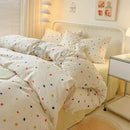 Axyaa Queen Bedding Set - Reactive Printed Polyester Duvet Cover, Bed Sheet & Pillowcase