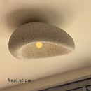 Axyaa Nordic Wabi Sabi LED Ceiling Chandelier for Minimalist Japan Style Bedroom Decor.