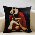 Pablo Picasso Abstract Art Cushion Cover 45x45cm Beige Linen Axyaa Brand