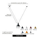 Axyaa Metal Pendant Lamp - Simple Shape for Kitchen Bar, Creative Hanging Light for Bedside