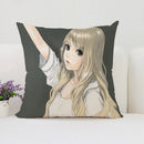 Axyaa Anime Pillow Covers for Sofa, Car, or Sleeping Pillows - 50x50 Decorative Cushion Cover