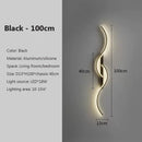 Axyaa Modern LED Wall Lamp for Bedroom Bedside and Living Room Lighting