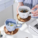 Axyaa 3D Cute Animal Snail Flower Ceramic Coffee Mug - Lovely Gift for Besties