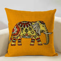 Axyaa Geometric Linen Cushion Cover 45x45CM for Home Sofa Car Decor