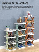 Axyaa Multi-layer Stackable Shoes Rack Slippers Organizer