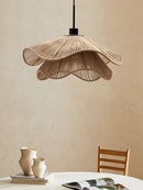 Axyaa Hemp Rope Chandelier: Nordic Minimalist LED Pendant Lights for Dining Room & Bedroom