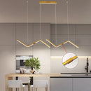 Axyaa Modern Gold/Black LED Chandelier for Dining Kitchen Bar Shop - AC100-240V