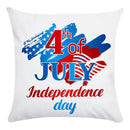 Axyaa American Flag Print Pillow Cover for Home Decor
