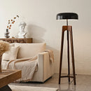 Axya Vintage Wood Floor Lamp for Modern Living Room Decor