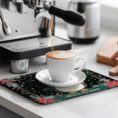 Axyaa Christmas Candy Drying Mat: Absorbent Dish Placemat for Table Cup Drying Mats