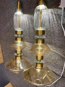 Axyaa Nordic Designer Stained Glass Chandelier for Living Room and Bedroom