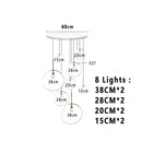 Axyaa Modern Lava Chandelier for Home Decor and Ambiance