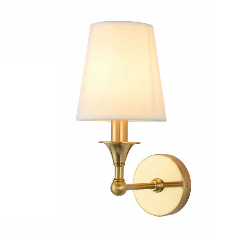 Axyaa European Style Copper Wall Lamp for Living Room, Bedroom & Aisle