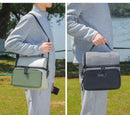 Axyaa Multicolor Insulated Lunch Bag: Double-Layer Portable Work Lunch Box, Large Capacity