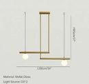 Axyaa Nordic White Glass Ball Chandelier for Kitchen Dining Room Table