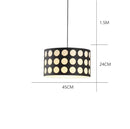 Axyaa Modern Wrought Iron Hanging Chandeliers for Home Decoration