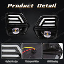 Axyaa LED DRL Turn Signal Fog Lamps for Chevrolet Colorado 2023 2024