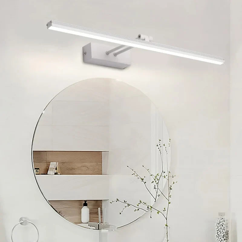 Axya LED Bathroom Wall Light Mirror Sconce - Modern Aluminum Vanity Bath Lamp