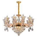 Axyaa Luxury Crystal Chandelier for Living Room, Dining Room, Bedroom