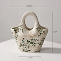 Axyaa Ceramic Vase: French Retro Pastoral Style, High Sense, Creative Ornament