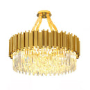 Axyaa Nordic Modern Crystal Chandelier for Luxury Living Spaces