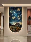 Axyaa Abstract Starry Sky Wall Lamp LED Light for Modern Home Decoration