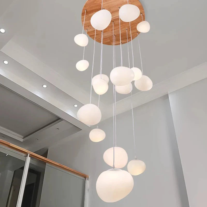 Nordic Dining Room Pendant Light by Axyaa: Indoor Ceiling Chandelier for Living Room