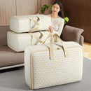 Axyaa Dust-Proof Quilt Storage Bag with Zipper & Handle, Large Capacity & Foldable