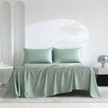 Axyaa 100% Organic Bamboo Silky Bed Sheet Set - Luxuriously Soft Hotel Bedding