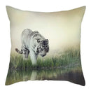 Axyaa Tiger Lion Pillow Case for Home Sofa Decor - Animal Throw Cover