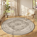 Axyaa French Round Carpet: Non-Slip, Waterproof, Anti-Fouling Rug for Living Room, Bedroom, and Sofa