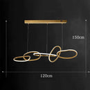 Axyaa Modern LED Pendant Chandelier for Living and Dining Room Lighting