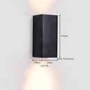 Axyaa Black Travertine LED Wall Sconce Reading Lamp