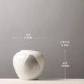 Hand-Painted Landscape Ceramic Vase by Axyaa for Living Room Decoration with Fresh Flowers