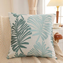 Axyaa Leaf Jacquard Couch Pillow Cover