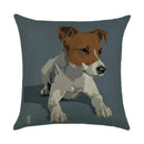 Axyaa Cartoon Dog Linen Pillowcase 45*45cm